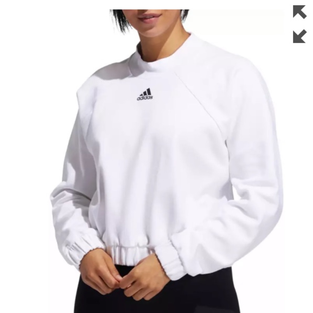 White Adidas Sweatshirt